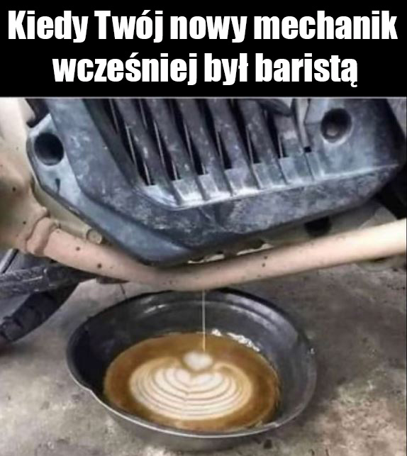 A z takim olejem, co można zrobić lub co należałoby zrobić❓