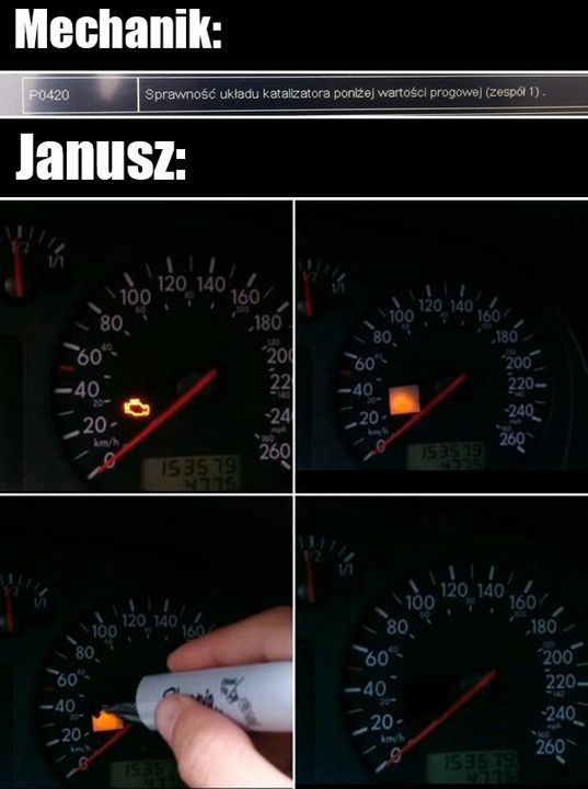 Jakich błędów nie warto ignorować❓#ProfiAuto #DoradcaProfiAuto #mem #katalizator